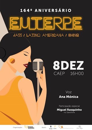 Jazz / Latino Americana / Swing - 164º Aniversário da Sociedade Musical Euterpe