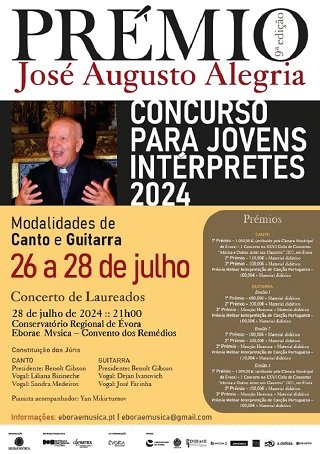 9ª edição Prémio José Augusto Alegria | Concurso para Jovens Intérpretes