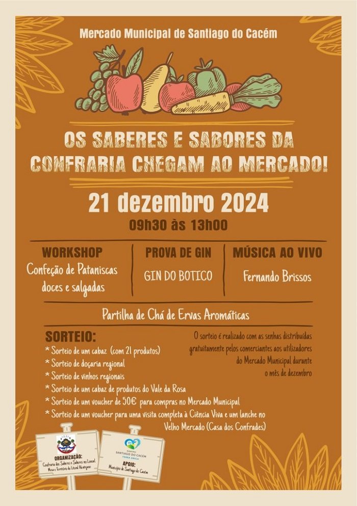 Os Saberes e Sabores da Confraria chegam ao Mercado