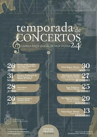 Temporada de Concertos Capela Paço Ducal