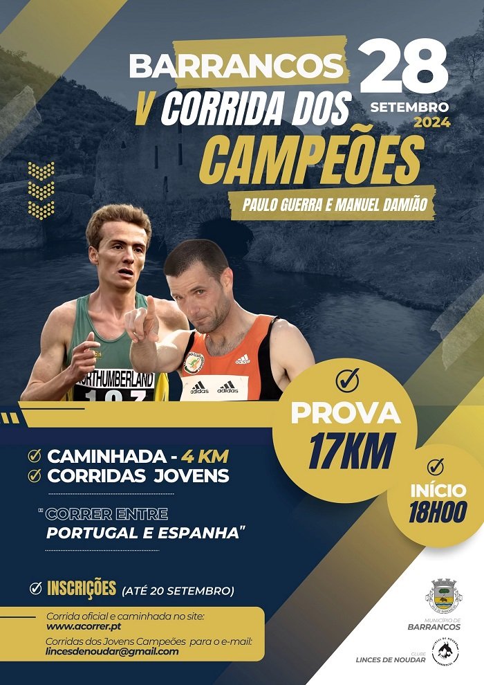 V Corrida dos Campeões - Paulo Guerra e Manuel Damião